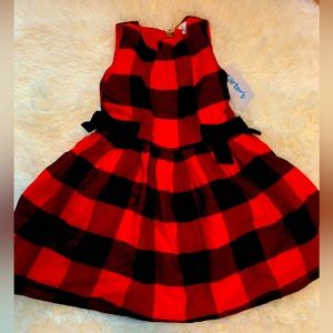 3T red and black Carter dress